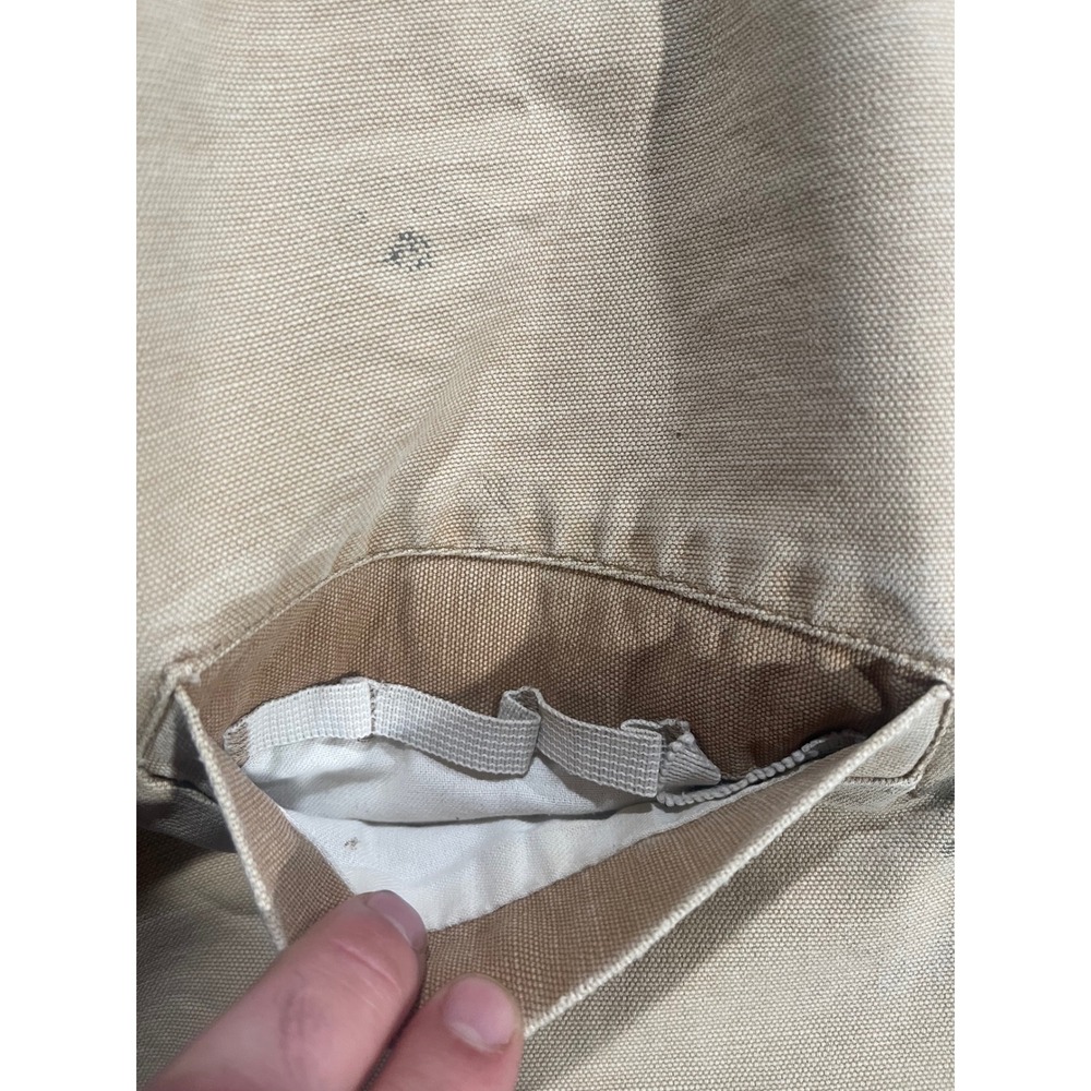 Carhartt Mens Size XL Tan Vest Vintage Sherpa Lined Duck Canvas Workwear 6SV - Picture 6 of 8